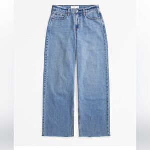 Abercrombie & Fitch Blue Wide Leg Jeans